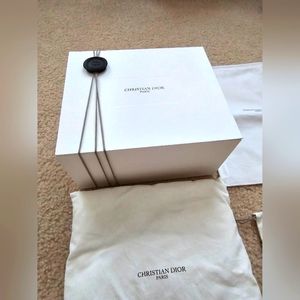 Dior box pillow dust bag